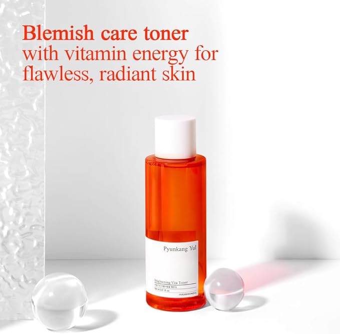 Pyunkang Yul PKY Radiance Vita Toner for Flawless and Radiant Skin, Blemish Care Toner with Vitamin C & Niacinamide, Zero Irritation, Korean Skincare (5.07 Fl. Oz, 150ml)-VivaGrace Women