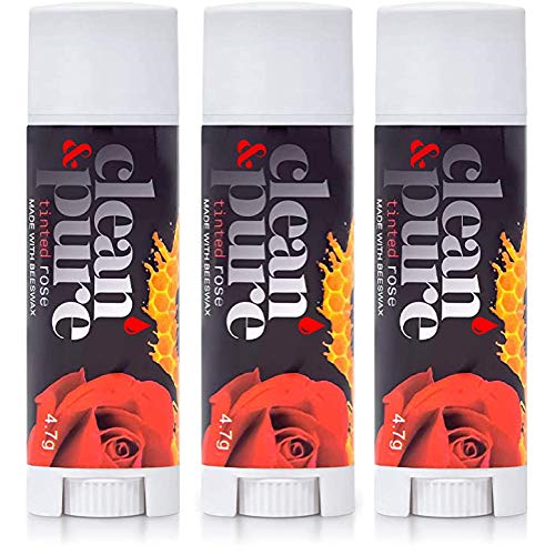 Bee Mine Lip Balm 3-Pack | Lip Care Set With 100% All Natural Beeswax | Vitamin E Oil | Flavored Lip Balm for Dry, Chapped Lips | Made in Australia……-VivaGrace Women