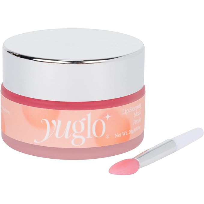 Moisture & Collagen Booster Lip Sleeping Mask - Treatment to Restore, Hydrate & Plump Dry Chapped Lips - Peach-VivaGrace Women