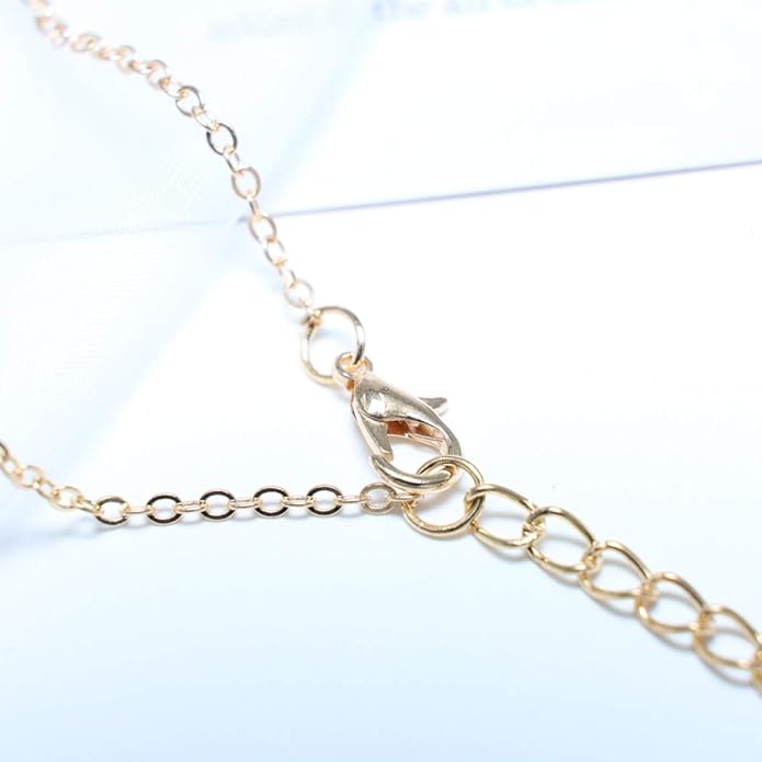 Bohemian Star Necklace Choker Small Flat Star Pendant Necklace Celestial Chain Necklace Jewelry for Women and Girls-VivaGrace Women