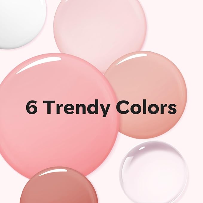 Modelones Poly Extension Gel Nail Kit, 6 Colors Pink Nude with 48W U V/LED Lamp Slip Solution 3D Bow Pearl Charms Decoration Rhinestone Glitter Tools for Manicure Beginner Starter Kit DIY at Home-VivaGrace Women