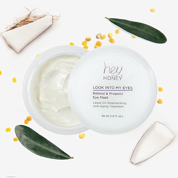 Hey Honey Look Into My Eyes Retinol And Propolis Eye Mask | Provide Intense Hydration and Brightening Benefits To Tired and Stressed Under Eyes Area .1 oz.-VivaGrace Women