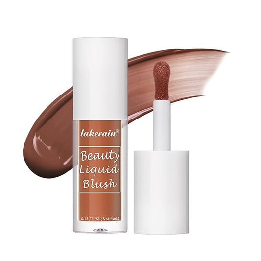 Liquid Blush for Cheeks Makeup Face Blush, Weightless Cream Formula, Smudge Proof Long-Wearing Pigmented Blush, Natural Look Makeup Face Blushes, Shimmer Finish, Dainty - 02# Bronze blast-VivaGrace Women