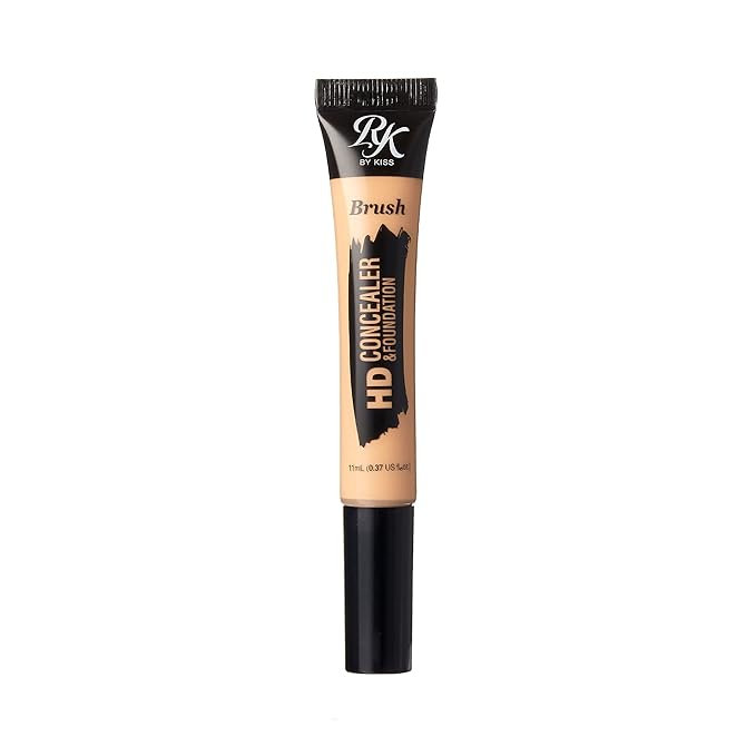 Ruby Kisses HD Concealer & Foundation Flawless Full Cover Brush Face Makeup (Yellow Corrector)-VivaGrace Women