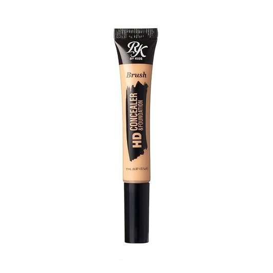 Ruby Kisses HD Concealer & Foundation Flawless Full Cover Brush Face Makeup (Yellow Corrector)-VivaGrace Women
