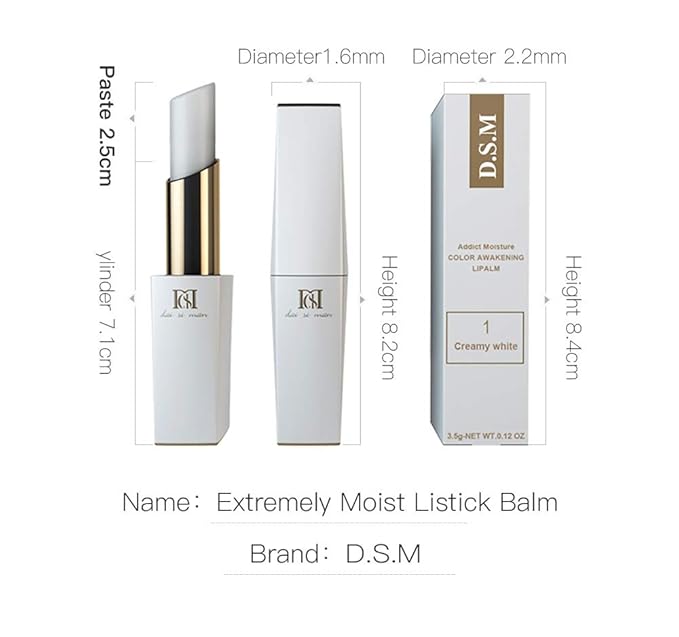 Lip Balm Chapstick Hydrating Lip Conditioner Soothing Moisturize Lip Care Lip Butter 0.12 OZ-VivaGrace Women