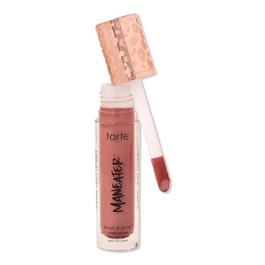 Tarte Maneater Blush And Glow Cheek Plump Full Size 8ML (Buffed Pink, 8mL)-VivaGrace Women