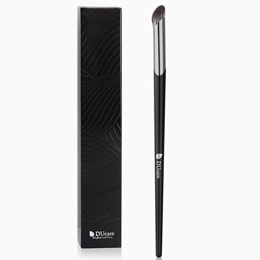 DUcare Nose Contour Brush, Angled Concealer Brush Under Eye, Small Under Eye Makeup Brush for Dark Circles Puffiness Puffy Face Eyebrow Eyes (V02 Mini Contour Brush)-VivaGrace Women