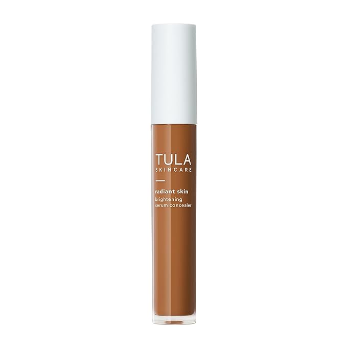 TULA Skin Care Radiant Skin Brightening Serum Concealer - Conceals Dark Circles & Discoloration, Longwearing & Crease-Resistant, Brightens the Appearance of Skin Over Time, Shade 160, 0.18 fl oz.-VivaGrace Women