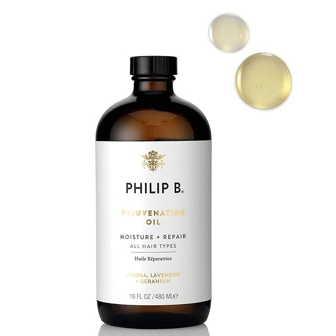 PHILIP B Rejuvenating Oil 16 oz. (480 ml) | Long-Term Hair Repair, Youthful Bounce, Strength and Shine-VivaGrace Women
