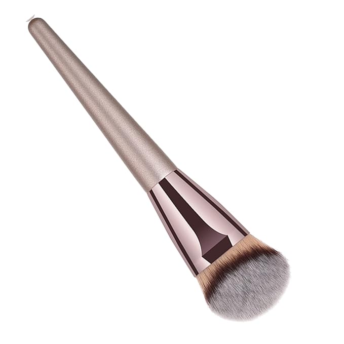 Professional Angled Foundation Brush Premium Synthetic Kabuki Makeup Brush Bronzer Contour Brush Cosmetic Applicator for Blending Liquid Powder BB Cream Vegan Brochas de Maquillaje-VivaGrace Women