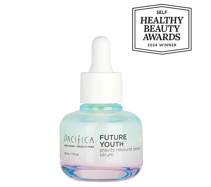Pacifica Future Youth Gravity Rebound Face Serum – Multi-Peptide Firming Facial Serum for Fine Lines, Anti-Aging & Elasticity Vegan & Cruelty-Free Dermatologist Tested-VivaGrace Women