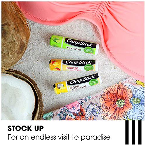 ChapStick Lip Care Bundle – Tropical Paradise Collection with Mango Sunrise, Key Lime, and Aloha Coconut Lip Balm, 0.15 Ea (5 Piece Set)-VivaGrace Women