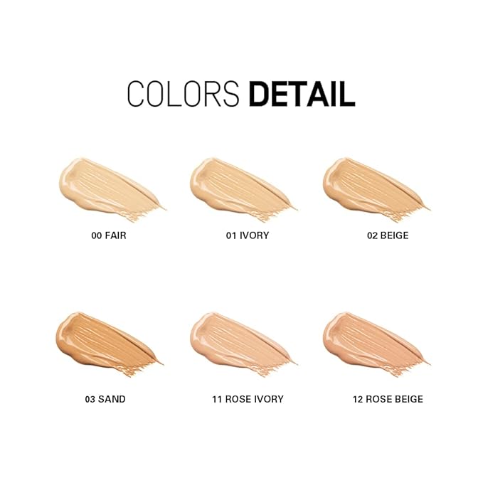 heme Full coverage liquid concealer 6ml (00 Fair)-VivaGrace Women
