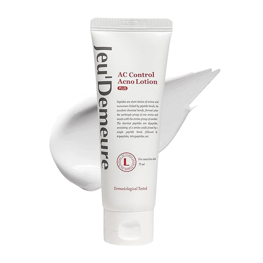 JEU'DEMEURE Korean skin care Acne Control Treatment Lotion for Sensitive Skin, Pimple Breakout, Peptide, Calming, Blemish Acne 2.53 fl oz