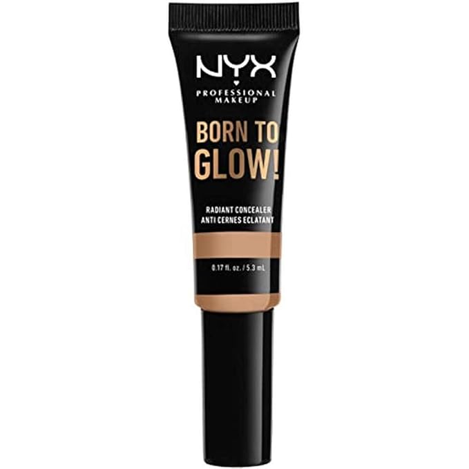 NYX PROFESSIONAL MAKEUP Born To Glow Radiant Concealer, Medium Coverage - Medium Olive-VivaGrace Women