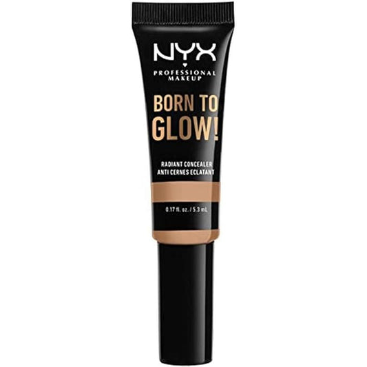 NYX PROFESSIONAL MAKEUP Born To Glow Radiant Concealer, Medium Coverage - Medium Olive-VivaGrace Women