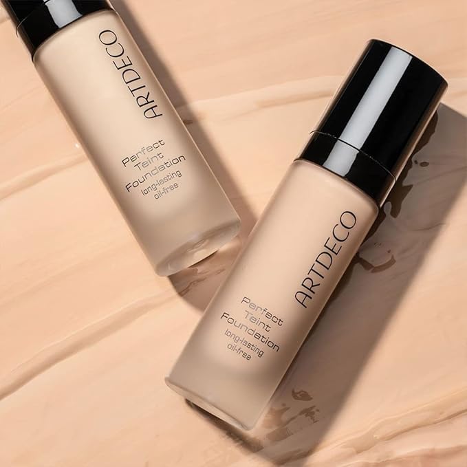 ARTDECO Perfect Teint Foundation - Light Bisque N°16 - Lightweight Liquid Formula - Medium to Full Coverage - Without Mask-Like Effect - Conceals Imperfections - Vegan Makeup - Hyaluron - 0.67 Fl Oz-VivaGrace Women