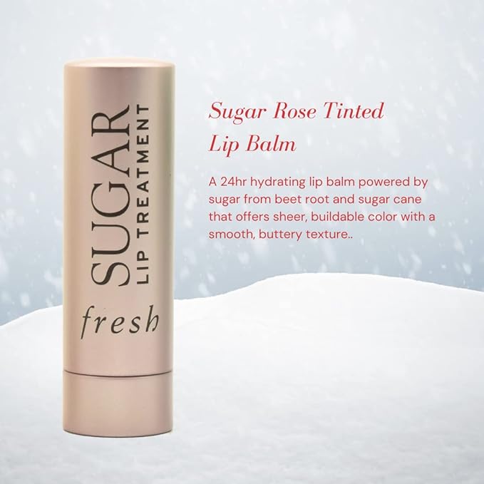 Fresh Color & Care Sugar Lip Set: Sugar Mint Rush Freshening, Rose Tinted Lip Treatment, and Advanced Therapy-VivaGrace Women