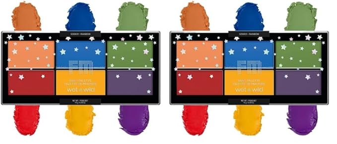 wet n wild Fantasy Makers Paint Palette Rainbow (Pack of 2)-VivaGrace Women