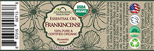 US Organic 100% Pure Myrrh, Frankincense Essential Oil Combo Pack - Directly sourced from The Horn of Africa - USDA Certified Organic - Use Topically or in Diffuser (5 ml Combo)-VivaGrace Women