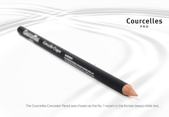 [K-Beauty Makeup] Courcelles Concealer Pencil CC706/CC707/CC708, Hard type-Natural Cover, light, medium, dark beige (CC707-Medium Beige)-VivaGrace Women
