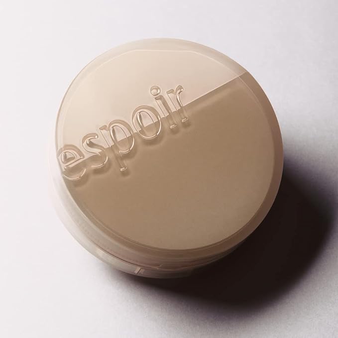 Espoir Pro Tailor Be Natural Cushion Ivory 0.5 oz with 0.5 oz Refill | Thin, Micro Layering Natural Dewy Coverage Foundation Cushion | Long-lasting Dense, Even Skin Texture | Korean Cushion Foundation-VivaGrace Women