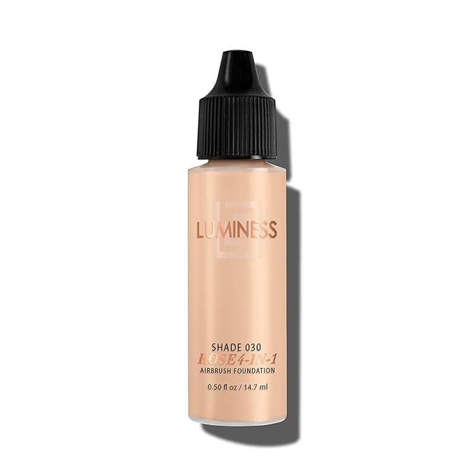 LUMINESS Rose 4-in-1 Airbrush Foundation - Shade 030, 0.50 oz-VivaGrace Women