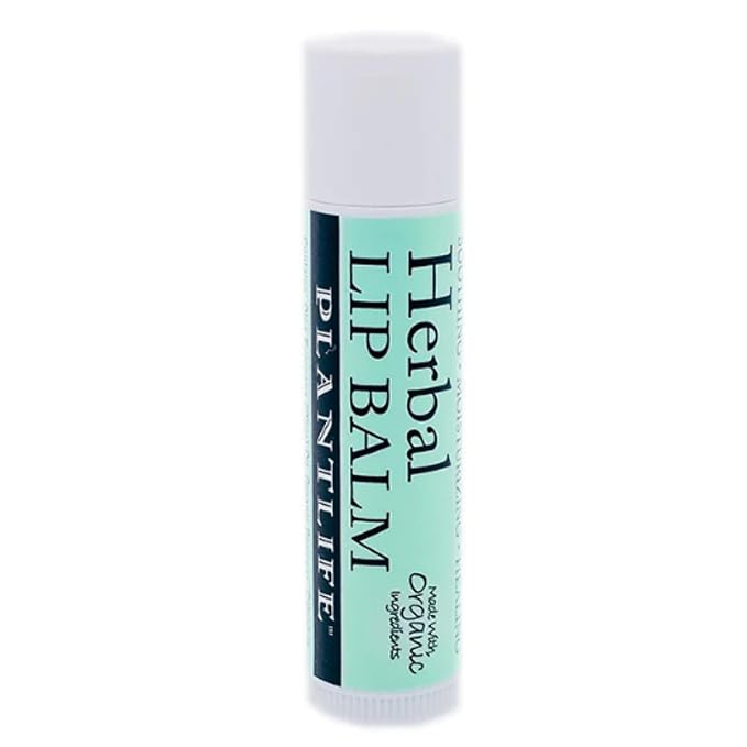 Plantlife Herbal Lip Balm - Organic Lip Balm Made with Beeswax, Calendula & Chamomile - Soothing Lip Balm for Chapped Lips - Helps Moisturize Lips & Works on Minor Cuts & Scrapes - Made in California-VivaGrace Women