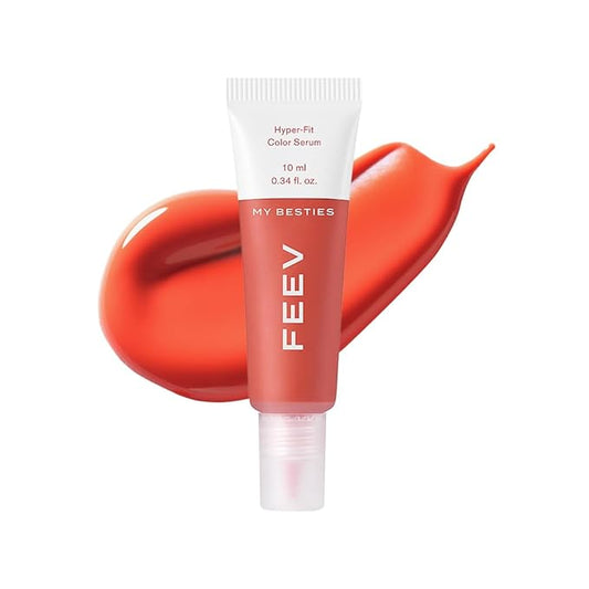 FEEV Hyper-Fit Color Serum Mini (10ml) | Dewy Cheek Blush Makeup | 50% of Hydrating Essence | Vegan | K-beauty (My Besties, 10ml)-VivaGrace Women