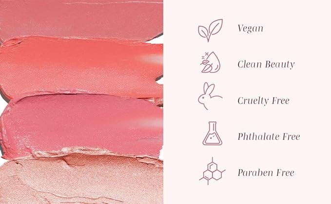 Wander Beauty On-the-Glow Blush and Illuminator - Petal Pink/Nude Glow - 7-in-1 Hydrating Cream Blush & Highlighting Stick - Stick Blush for Cheeks, Lip, & Body - Highlighter Makeup & Blush - 0.4 oz-VivaGrace Women