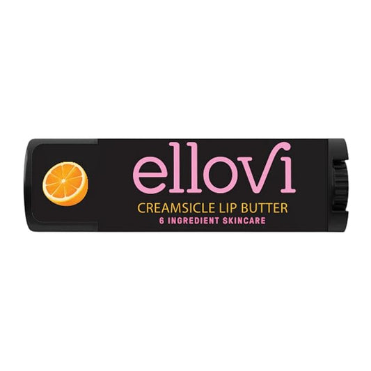 Natural Lip Butter Lip Balm - Creamsicle - Pure Enough to Eat - Made With Just 6 Vegan Ingredients - 100% Natural & Organic Moisturizing Lip Care for All Day Hydration (Single)-VivaGrace Women