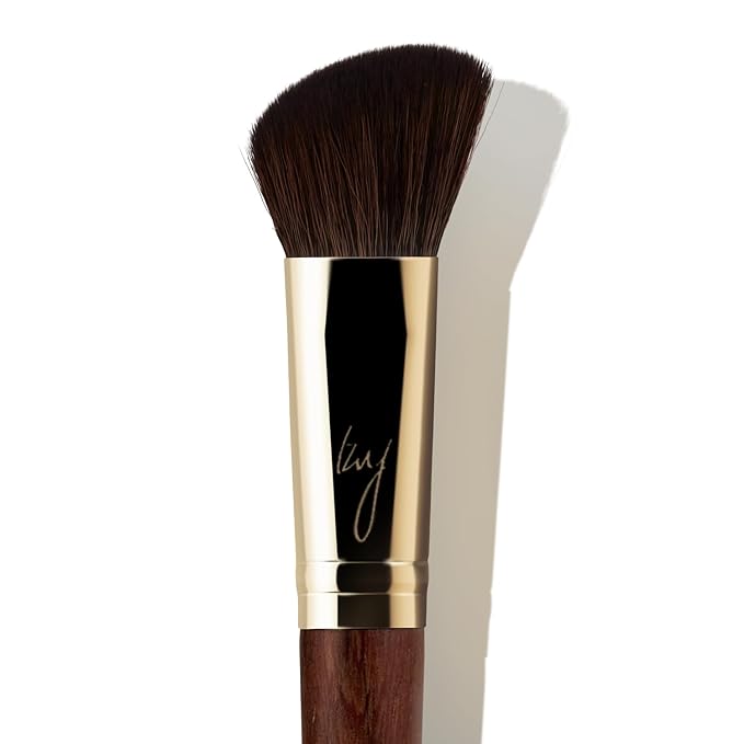 [SOO ADOR] BY MAENG #33 Highlighter & Powder Brush - Multi-Functional Brush for Flawless Highlighting and Setting | Designed by K-Pop Makeup Artist Maeng | Makeup Brush Powder Brush-VivaGrace Women
