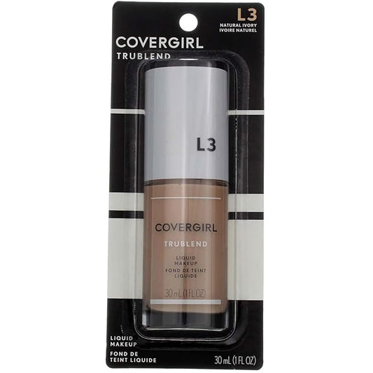 COVERGIRL Trublend Oil-Free Liquid Foundation, Lightweight, Dewy Finish, 1 Fl Oz, Hydrating Foundation, Moisturizing Foundation, Cruelty-Free Foundation, Blends Seamlessly, Won't Clog Pores-VivaGrace Women