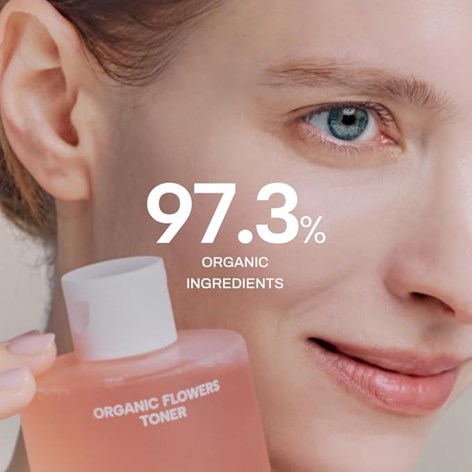 Whamisa Organic Fermented Flower Deep Rich Toner, 97.4% Organic, Facial Toner, Essence, Damask Rose Flower Oil, Waterless Formula, Postbiotics, Hydrating, Moisturizing (200ml)-VivaGrace Women