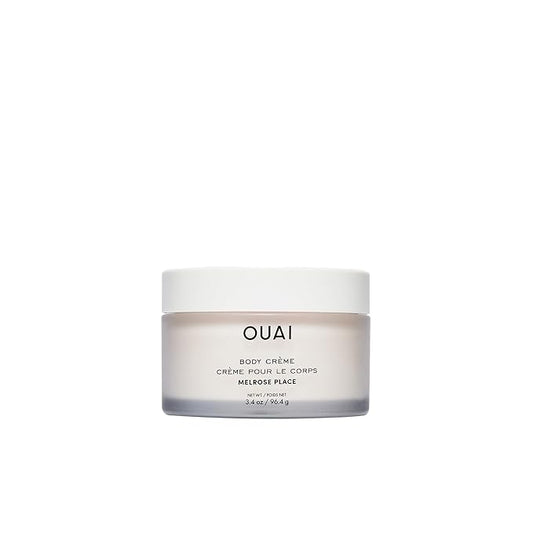 OUAI Body Cream Travel Size, Melrose Place - Hydrating Whipped Body Cream with Cupuaçu Butter, Coconut Oil & Squalane - Softens Skin and Delivers Healthy-Looking Glow - Sulfate Free Skin Care (3.4 Oz)-VivaGrace Women