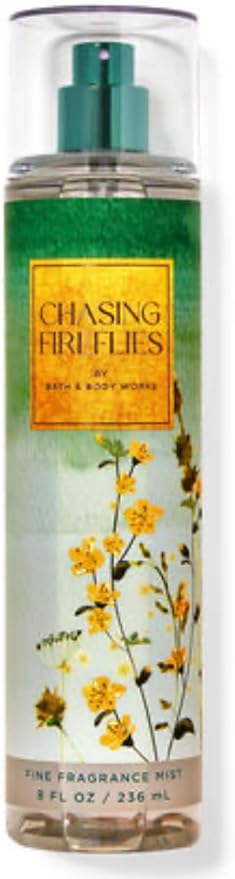 Bath & Body Works - 3 Piece Bundle - Spray - Body Cream - Shower Gel - Full Size and Gift Bag HELLO GORGEOUS (Chasing Fireflies)-VivaGrace Women