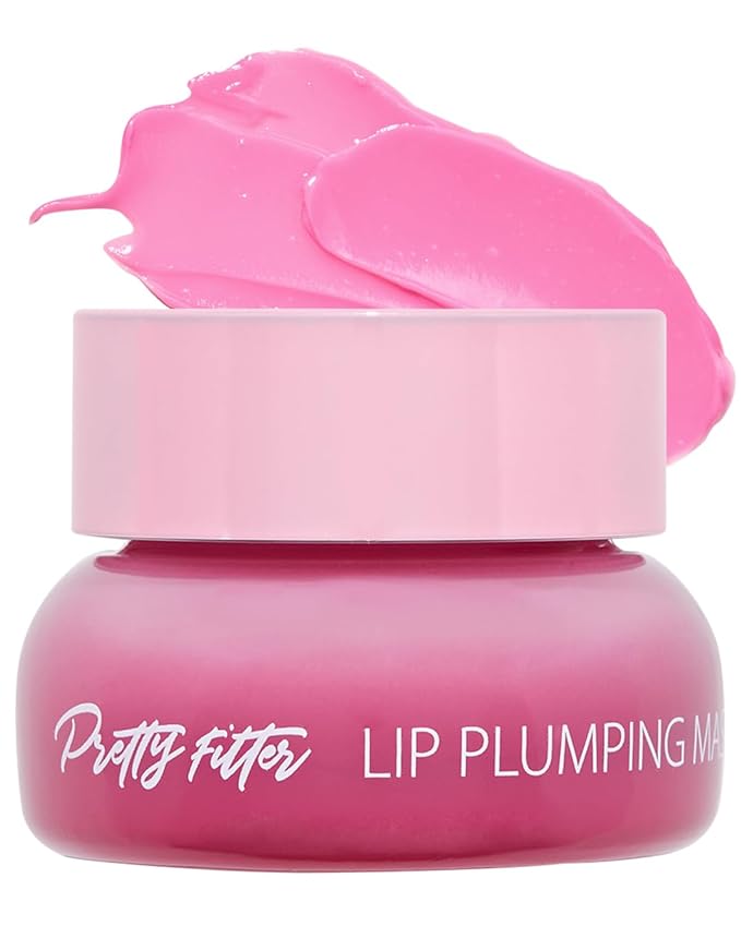 TOUCH IN SOL Pretty Filter Lip Plumping Mask - Lip Volumizing and Moisturizing with Shea Butter, Korean Skincare - Hydrating, Lip Repair, Lip Plumps, Raspberry Scent-VivaGrace Women
