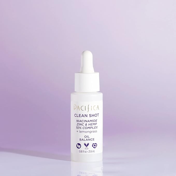 Pacifica Clean Shot Niacinamide Zinc and Hemp 10 Percent Complex Unisex 0.8 oz-VivaGrace Women