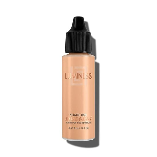 LUMINESS Rose 4 in 1 Airbrush Foundation, Shade 060, Medium, 0.5 Oz-VivaGrace Women