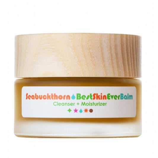 Living Libations - Organic Best Skin Ever Balm | Natural, Wildcrafted, Vegan Clean Beauty (Seabuckthorn, 1 oz | 30 ml)-VivaGrace Women