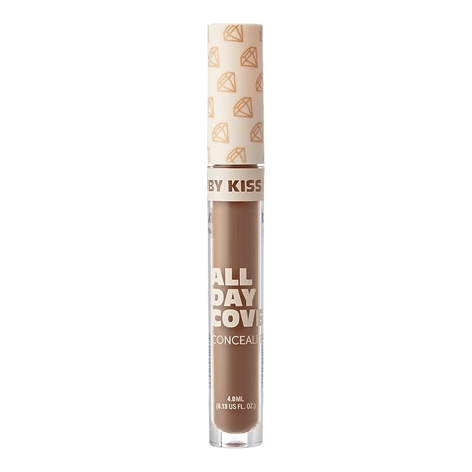 Ruby Kisses All Day Concealer Lightweight Full Coverage Multi-Use Concealer 0.13 Fl Oz (4-1 Mocha (10))-VivaGrace Women
