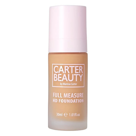 Carter Beauty By Marissa Carter Full Measure HD Foundation, Full Coverage Matte Formula - Water-Based, Soft Skin Perfector - Vegan And Cruelty Free, Paraben And Sulfate Free - Creme Brulee - 1.01 OZ-VivaGrace Women