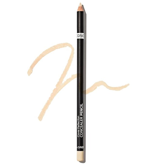 THESAEM Cover Perfection Concealer Pencil – Non Comedogenic spot Eraser - Conceal Blemish,Aging Spot,Acne&Freckle – Multi-Use Under Eye Concealer for Dark Circle,1.4g (0.5 Ice Beige)-VivaGrace Women