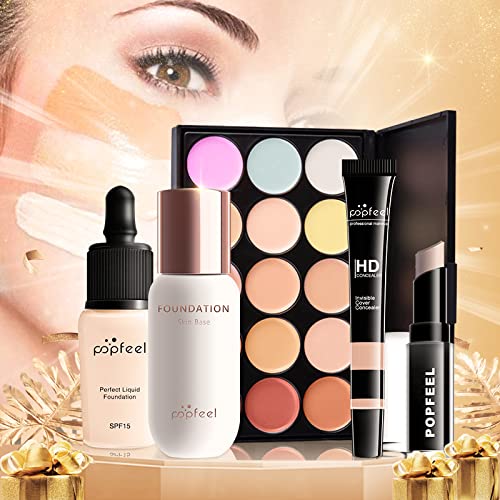 Professional All In One Makeup set, Cosmetic, Makeup kits for teenagers 14-16, Makeup kit for women full kit, Include Eyeshadow Palette Lipstick Eyebrow Pencil Brush(34pcs)-VivaGrace Women