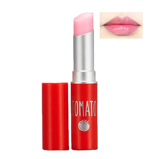 SKINFOOD Tomato Jelly Tint Lip (#04 Milk Tomato) - Moisturizing Tinted Lip Balm with Tomato Extracts, Healthy Looking Long Lasting Natural Lip Makeup - Natural Tinted Lip Balm - Lip Balm with Color-VivaGrace Women