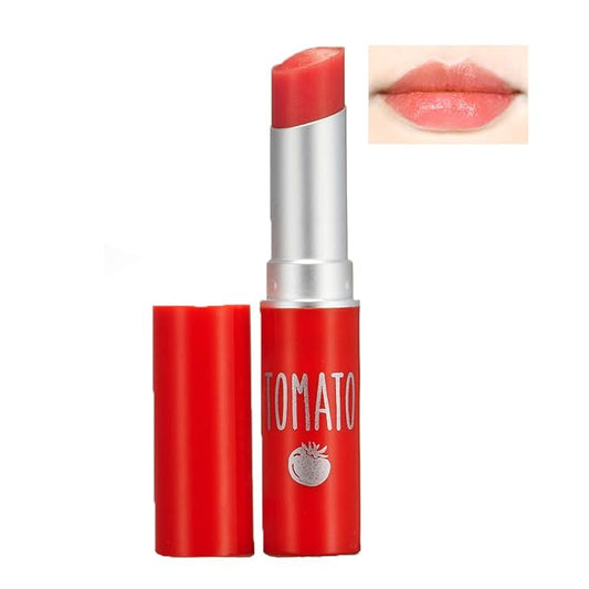 SKINFOOD Tomato Jelly Tint Lip (#03 Orange Tomato) - Moisturizing Tinted Lip Balm with Tomato Extracts, Healthy Looking Long Lasting Natural Lip Makeup - Natural Tinted Lip Balm - Lip Balm with Color-VivaGrace Women