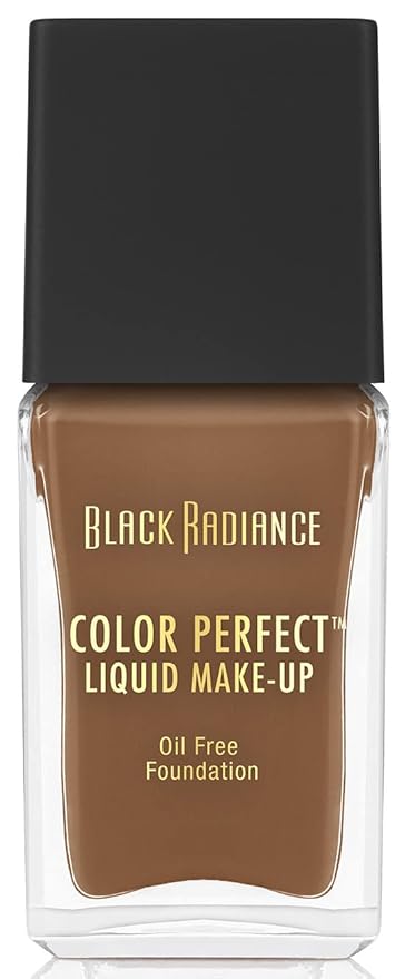 Black Radiance Color Perfect Liquid Full Coverage Foundation Makeup, Caramel, 1 Fluid Ounce-VivaGrace Women