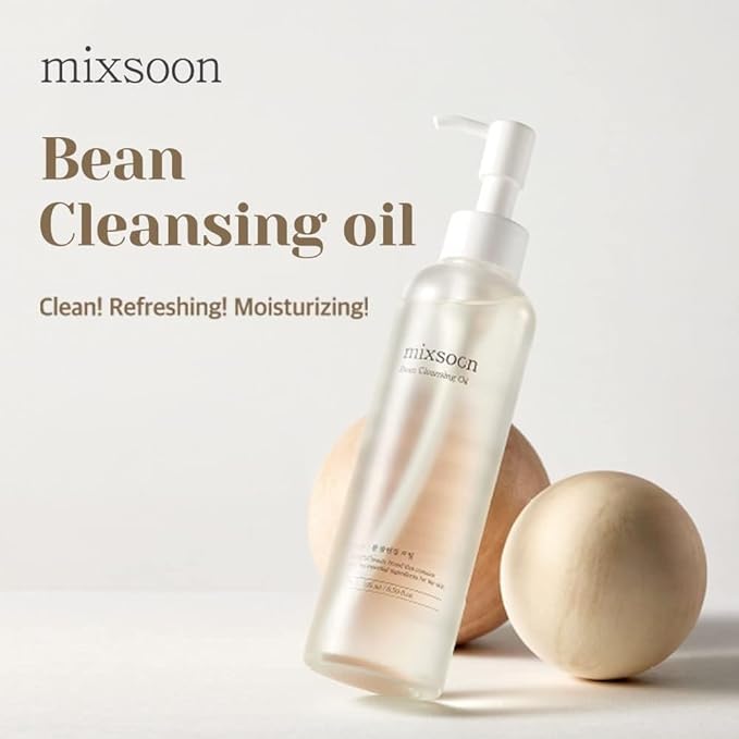 mixsoon Bean Cleansing Oil 6.59 fl oz / 195ml Lightweight Oil Cleanser Make up Remover for daily skin care routine Korean Glass Skin Care-VivaGrace Women