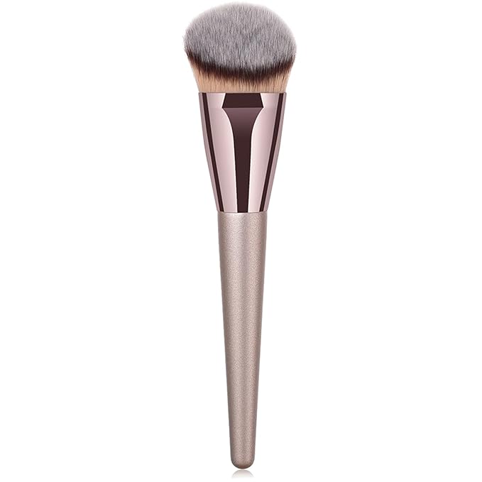 Professional Angled Foundation Brush Premium Synthetic Kabuki Makeup Brush Bronzer Contour Brush Cosmetic Applicator for Blending Liquid Powder BB Cream Vegan Brochas de Maquillaje-VivaGrace Women